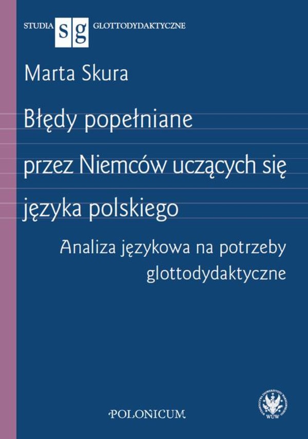 Błędy popełniane przez Niemców uczących się języka polskiego - mobi, epub, pdf