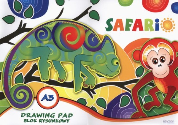 Blok rysunkowy A3 Safari