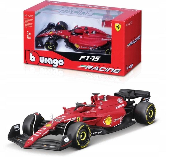 Samochód Bolid F1 Ferrari F1-75