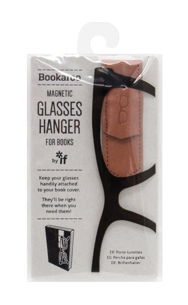 Bookaroo Glasses hanger - uchwyt na okulary do książki brązowy
