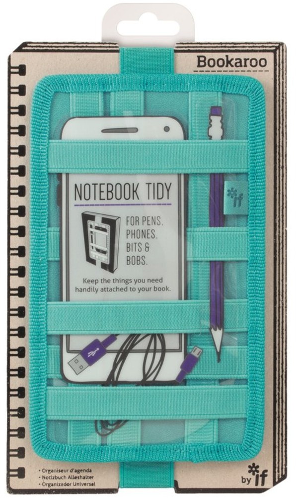 Bookaroo Notebook tidy - organizer na notes - turkusowy