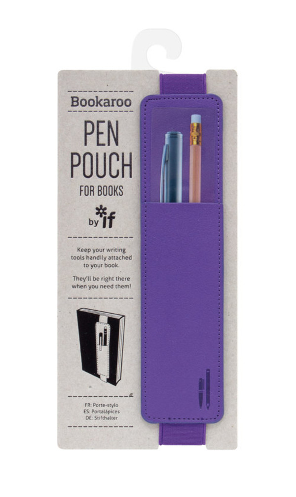 Bookaroo Pen Pouch - uchwyt na długopis do książki fioletowy