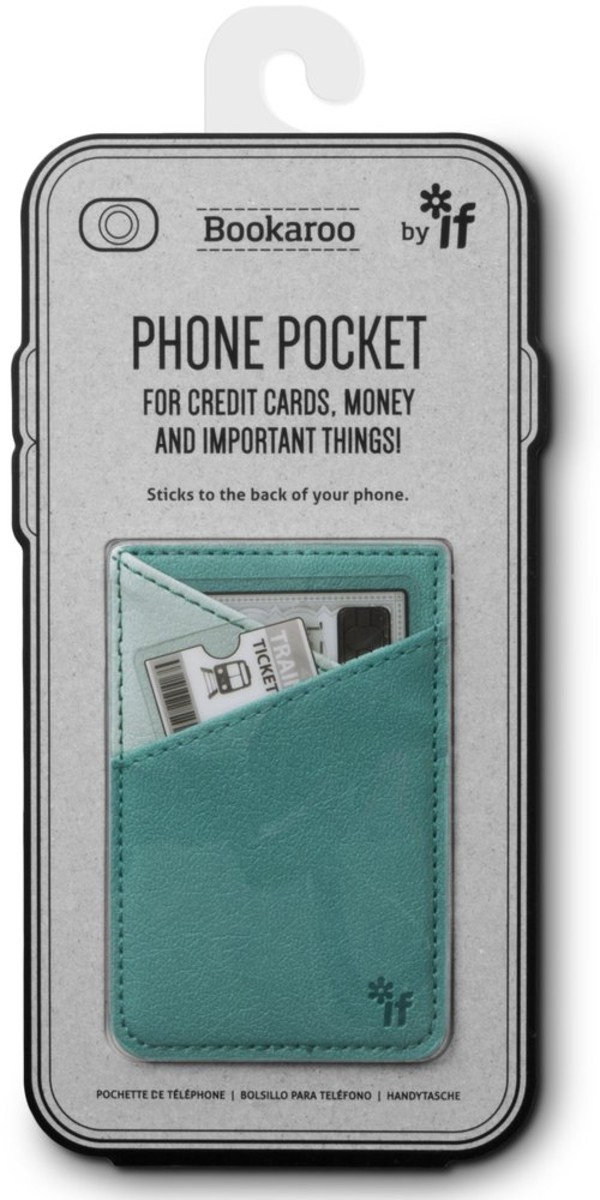 Bookaroo Phone pocket - portfel na telefon - turkusowy