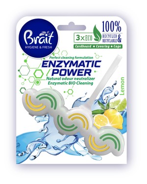 Hygiene & Fresh Enzymatic Power Lemon Kostka toaletowa do WC