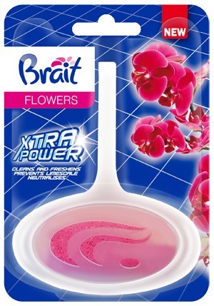 Xtra Power Flowers Kostka toaletowa do WC w koszyku