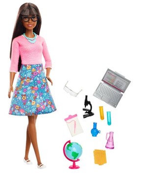 Barbie Lalka Barbie Nauczycielka z akcesoriami GDJ35