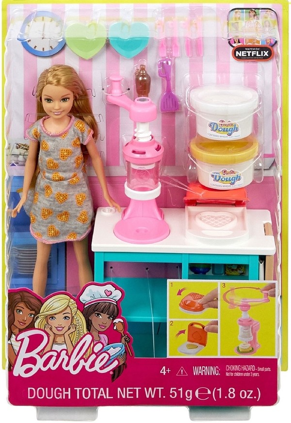 Barbie Lalka Stacie z zestawem śniadaniowym