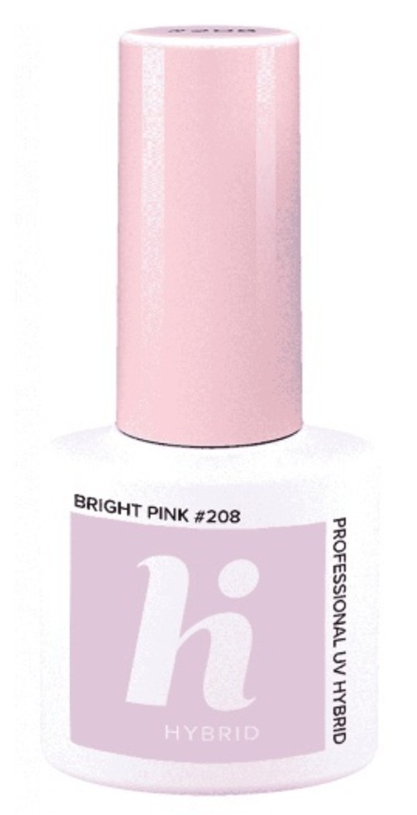 Bright Pink 208 Lakier hybrydowy