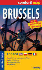 Brussels 1:13 000 pocket map