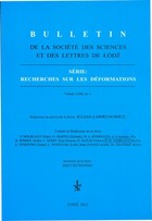 Bulletin de la Société des sciences et des lettres de Łódź, Série: Recherches sur les déformations t. 63 z. 1