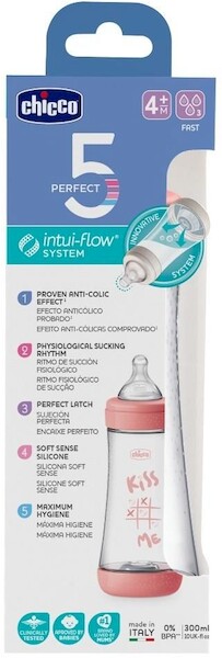 Butelka antykolkowa Perfect5 girl 300ml 4m+