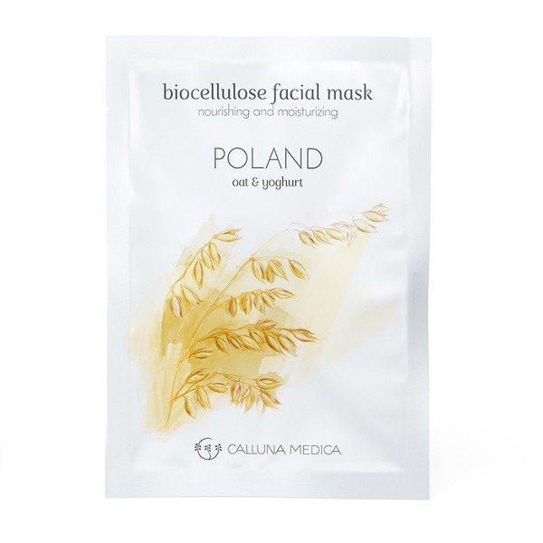 Poland Oat & Yoghurt Odżywczo-nawilżająca maseczka z biocelulozy