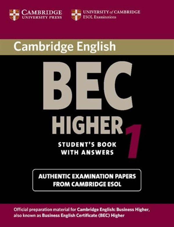 Cambridge English BEC Higher 1. Student`s Book Podręcznik + answers (z odpowiedziami)