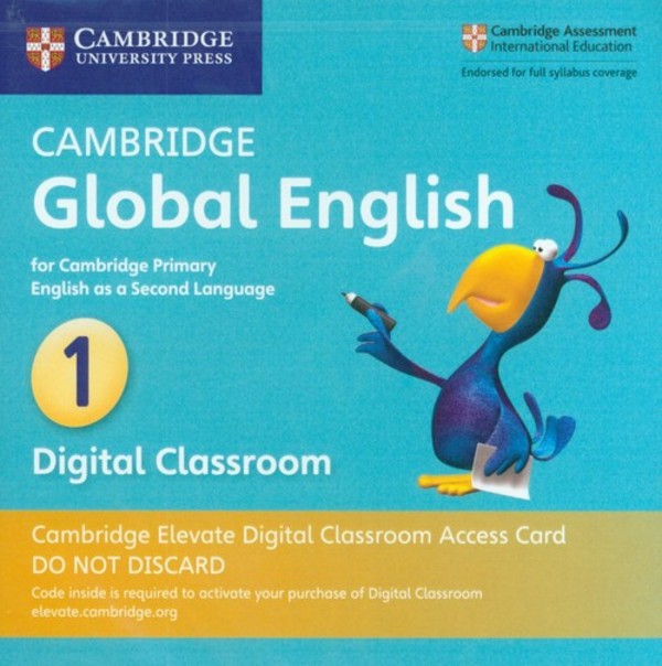 Cambridge Global English Stage 1. Cambridge Elevate Digital Classroom Access Card (1 Year)