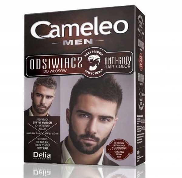 Cameleo Odsiwiacz dla mężczyzn do włosów naturalnych - brązowych