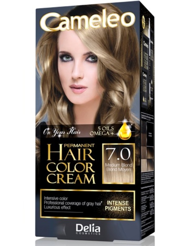 Cameleo Permanent Color Cream 7.0 Farba do włosów