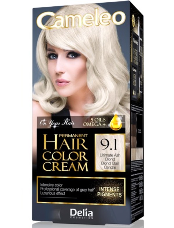 Cameleo Permanent Color Cream 9.1 Farba do włosów