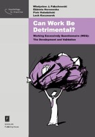 Can Work Be Detrimental? - pdf Working Excessively Questionnaire (WEQ): The Development and Validation