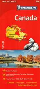 Canada Road Map / Kanada Mapa samochodowa Skala 1:4 000 000