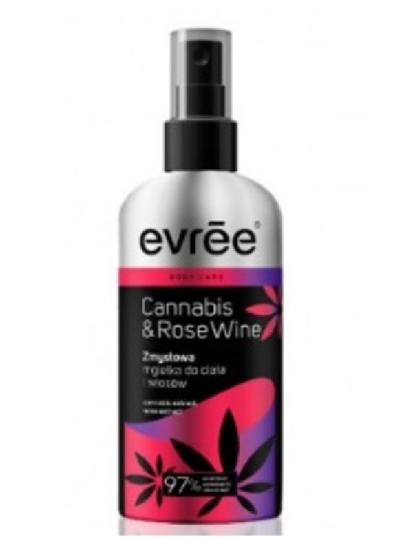 Cannabis & Rose Wine Zmysłowa mgiełka do ciała i włosów