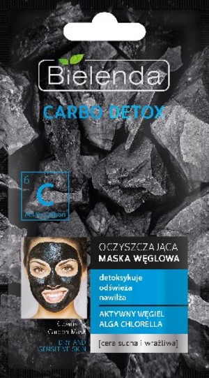 Carbo Detox Maska węglowa oczyszczająca do cery suchej i wrażliwej