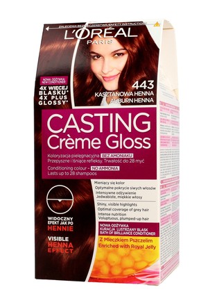 Casting Creme Gloss 443 Kasztanowa Henna Krem koloryzujący