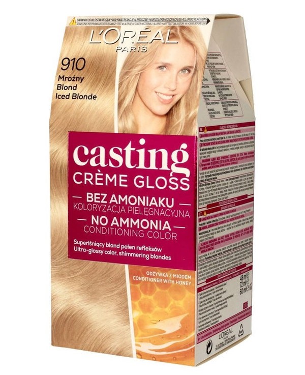 Casting Creme Gloss 910 Mroźny Blond Krem koloryzujący