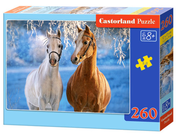 Puzzle Zimowe konie 260 elementów