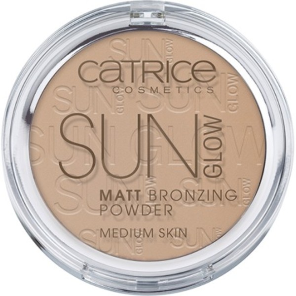 Sun Glow Matt Bronzing Powder Water Resistant Medium Skin 030 Medium Bronze Puder brązujący