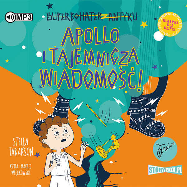 Apollo i tajemnicza wiadomość! Audiobook CD Audio Superbohater z antyku Tom 5