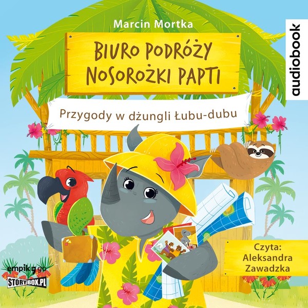 Biuro podróży nosorożki Papti. Przygody w dżungli Łubu-dubu Audiobook CD MP3