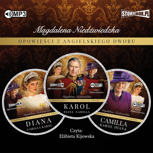 Karol / Diana / Kamila Audiobook CD Audio Opowieści z angielskiego dworu