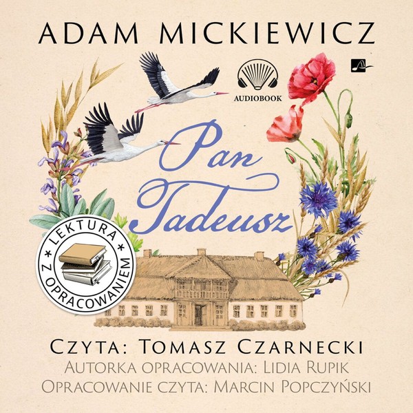 Pan Tadeusz Lektura z opracowaniem Książka audio CD/MP3