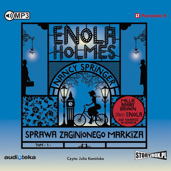 Enola Holmes Audiobook CD Audio Tom 1 Sprawa zaginionego markiza