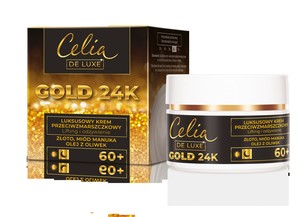 Celia Gold 24K Luksusowy Krem przeciwzmarszczkowy 60+ lifting i odżywienie