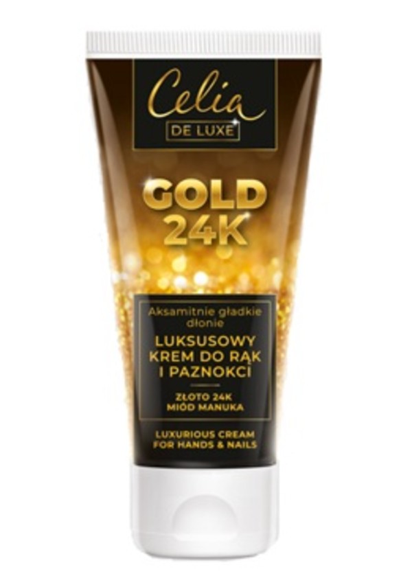 Celia Gold 24K Luksusowy Krem do rąk i paznokci
