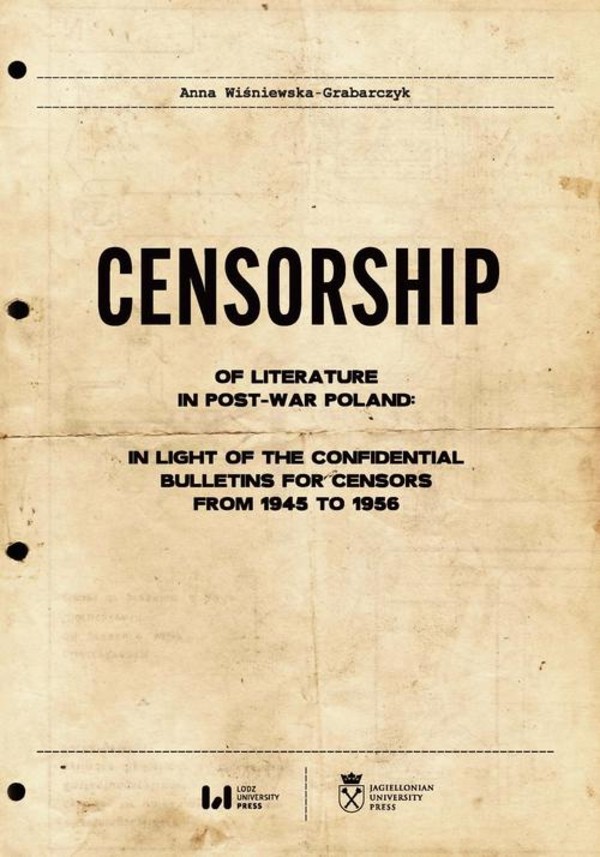 Censorship of Literature in Post-War Poland: In Light of the Confidential Bulletins for Censors from 1945 to 1956 - mobi, epub, pdf