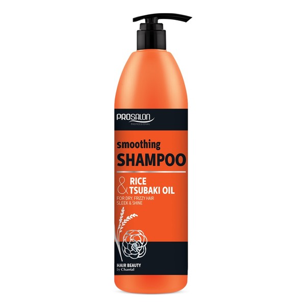 Prosalon Wygładzający szampon do włosów Ryż & Olej Tsubaki