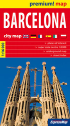 City map. Barcelona Scale 1:16 000