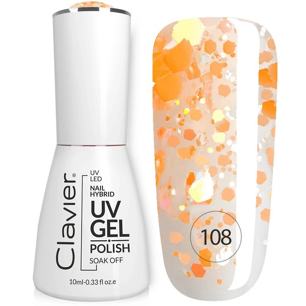 Luxury Nail Hybrid UV Gel 108 Orangeade Hybrydowy lakier do paznokci