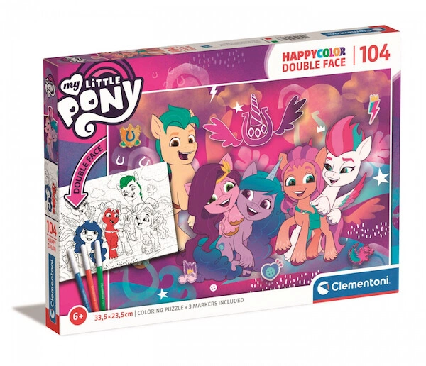 Puzzle HappyColor My Little Pony 104 elementy