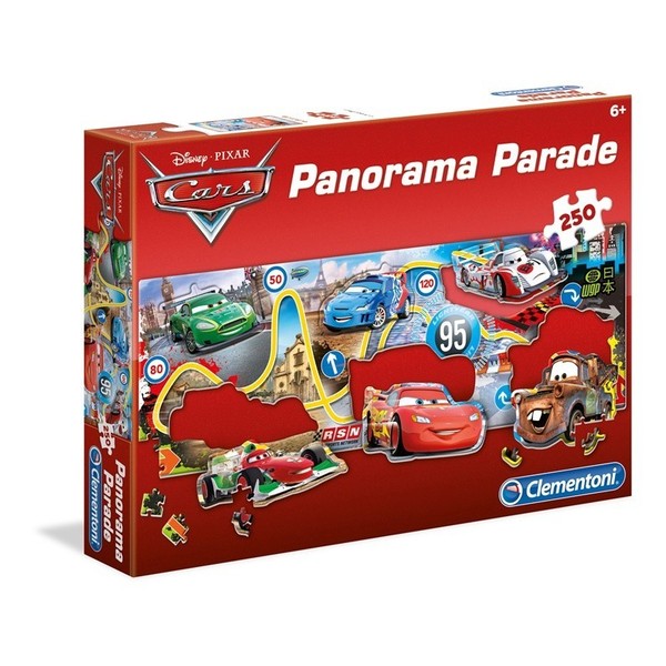 Clemenntoni Puzzle Panoramiczne Auta / Cars 250 elementów