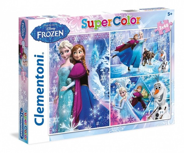 Puzzle Kraina lodu / Frozen 3 x 48 elementów