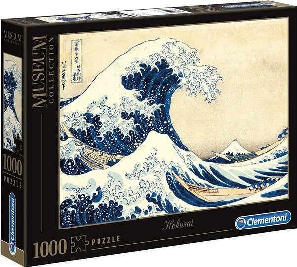 Puzzle Museum Collection Wielka fala w Kanagawie, Hokusai Katsushika 1000 elementów