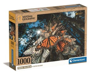 Puzzle Compact National Geographic Motyle 1000 elementów