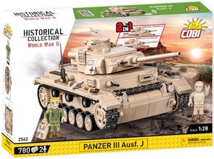 COBI 2562 Historical Collection WWII Czołg niemiecki średni Panzer III Ausf. J 780 klocków