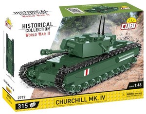 COBI 2717 Historical Collection WWII Czołg Churchill MK. IV 315 klocków