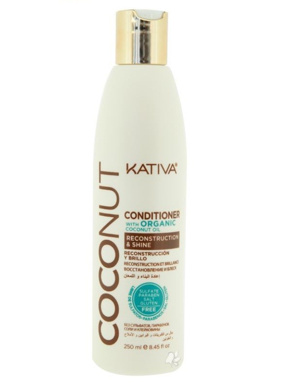 Coconut Kokosowa odżywka do włosów odbudowująca i nadająca połysku