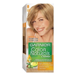 Color Naturals 8 Jasny Blond Krem koloryzujący z olejkiem z oliwek