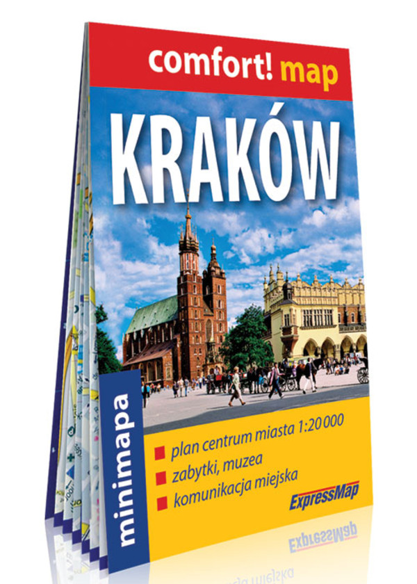 Kraków Minimapa Mapa turystyczna Skala: 1: 20 000